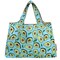 Wrapables Large Foldable Tote Nylon Reusable Grocery Bags, Avocado